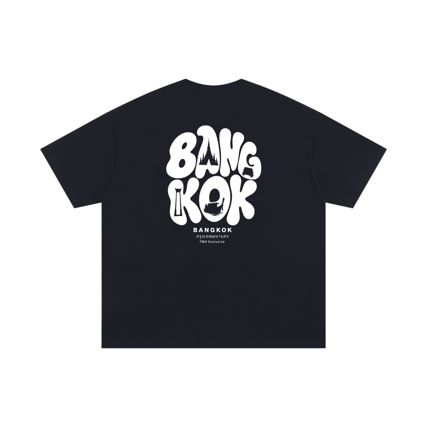 Exclusive: BKK T Shirt - Black | Unisex Oversized Cotton T-Shirt