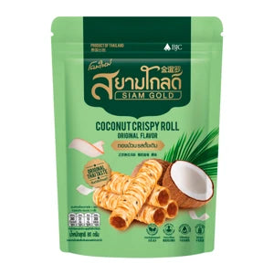 Siam Gold Coconut Crispy Roll Original Flavor 60g