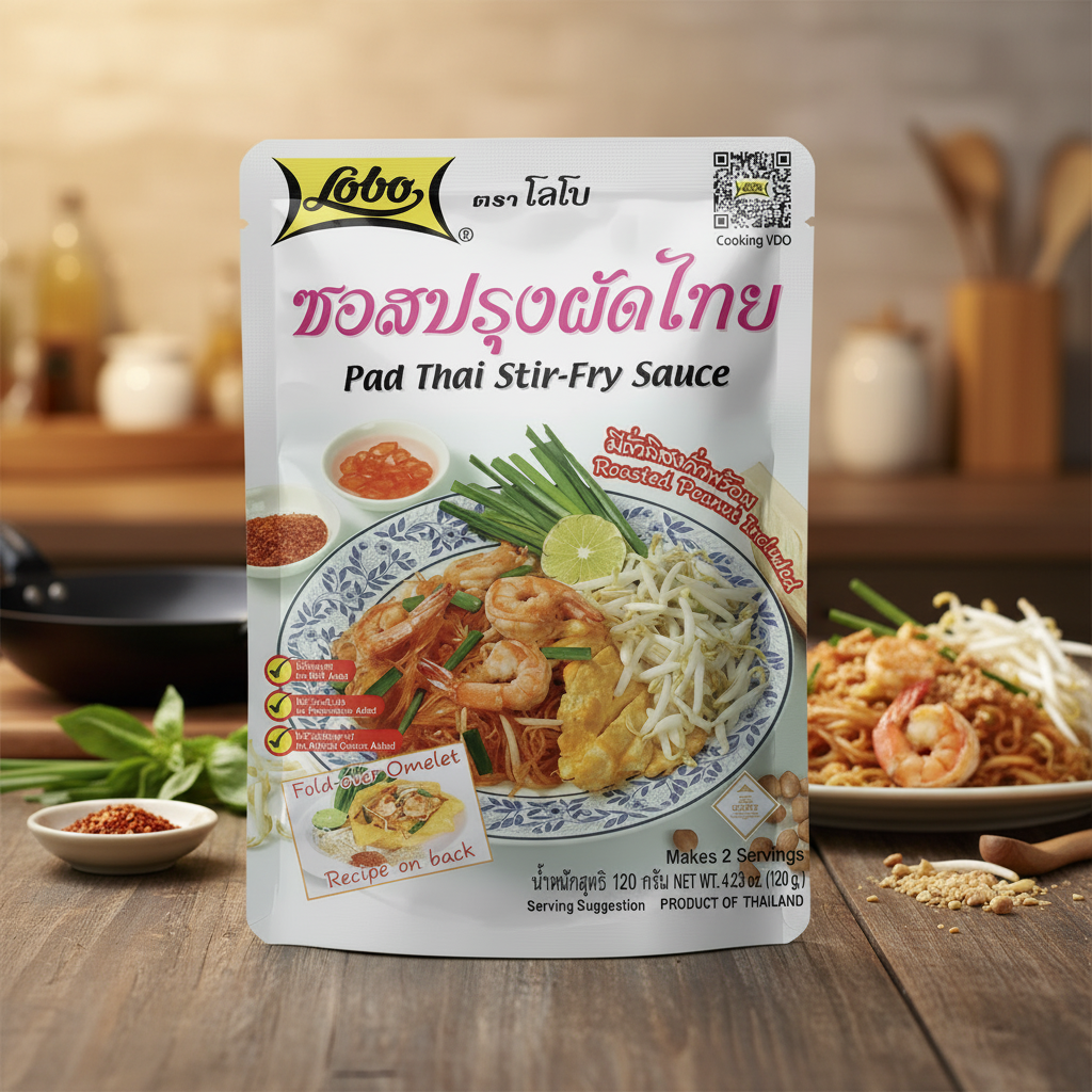 Lobo Pad Thai Sauce - Lifestyle Kitchen Shot