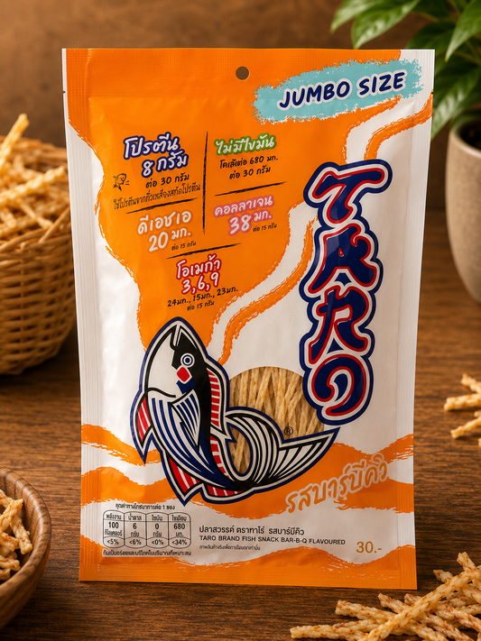 Taro Fish Snack BBQ Flavor 30g