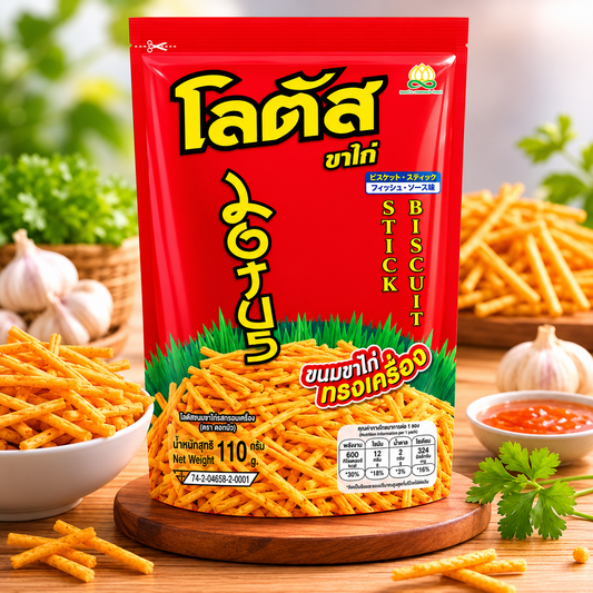 Lotus Seasoned Stick Biscuit 110g