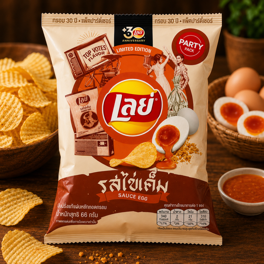 Lay's Salted Egg Flavour Potato Chips 100g