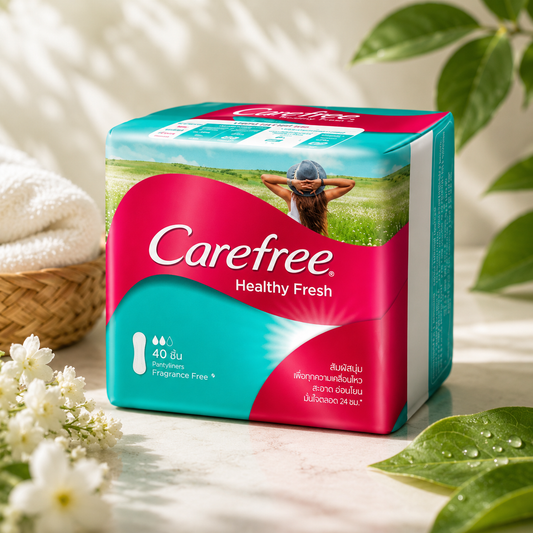 Carefree Healthy Fresh Pantyliners Fragrance Free 40pcs