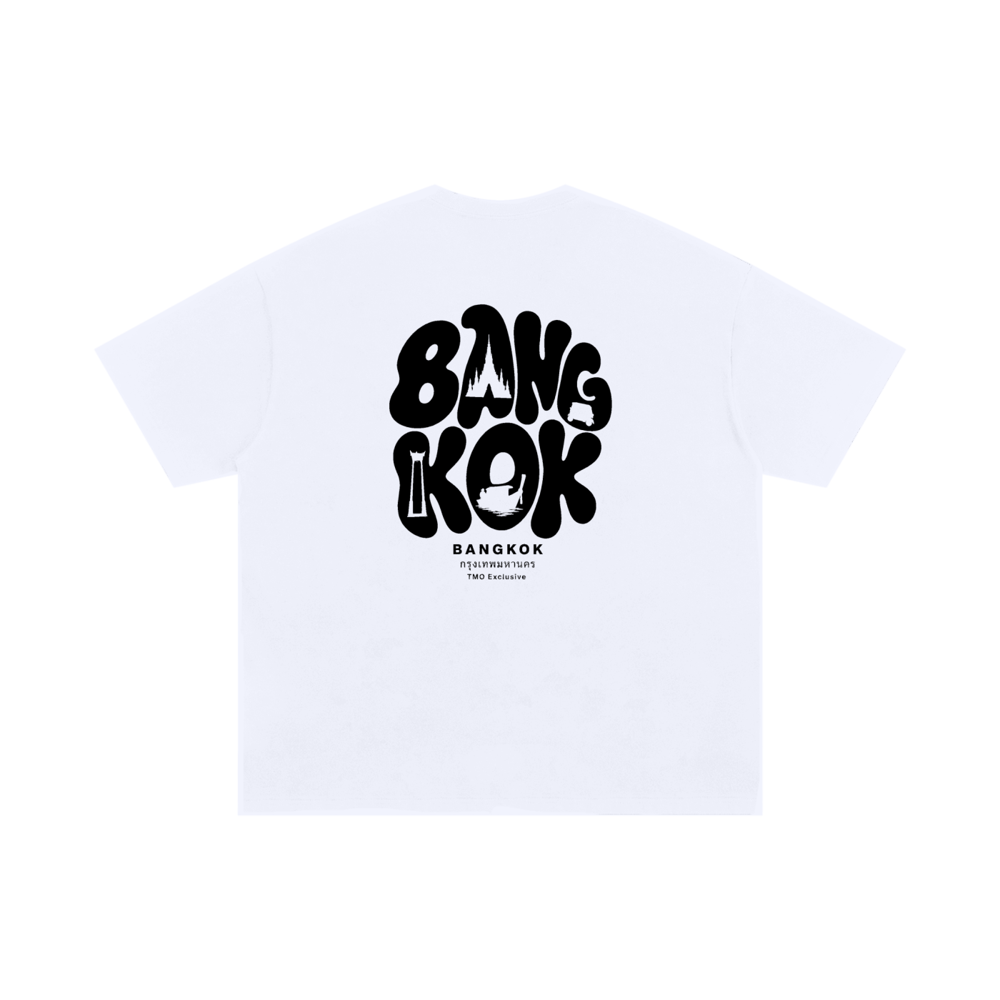 Exclusive: BKK - White | Unisex Oversized Cotton T-Shirt
