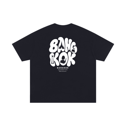 Exclusive: BKK T Shirt - Black | Unisex Oversized Cotton T-Shirt