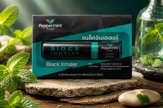 Peppermint Field Black Inhaler