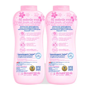 D-Nee Baby Powder Pink 300g (Pack of 2)