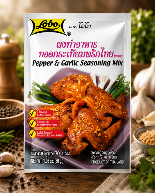 Lobo Pepper & Garlic Seasoning Mix 30g
