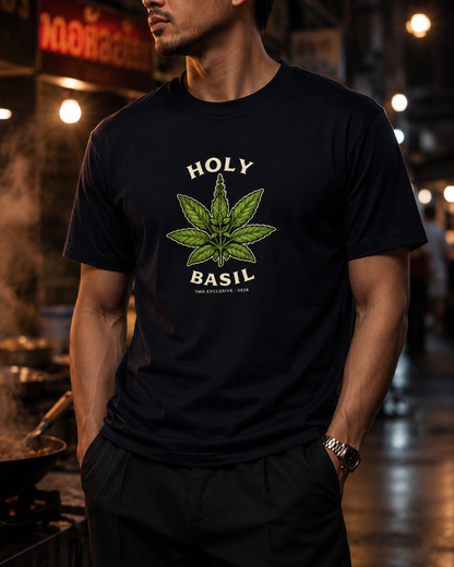 Exclusive: Holy Basil | Unisex Oversized Cotton T-Shirt