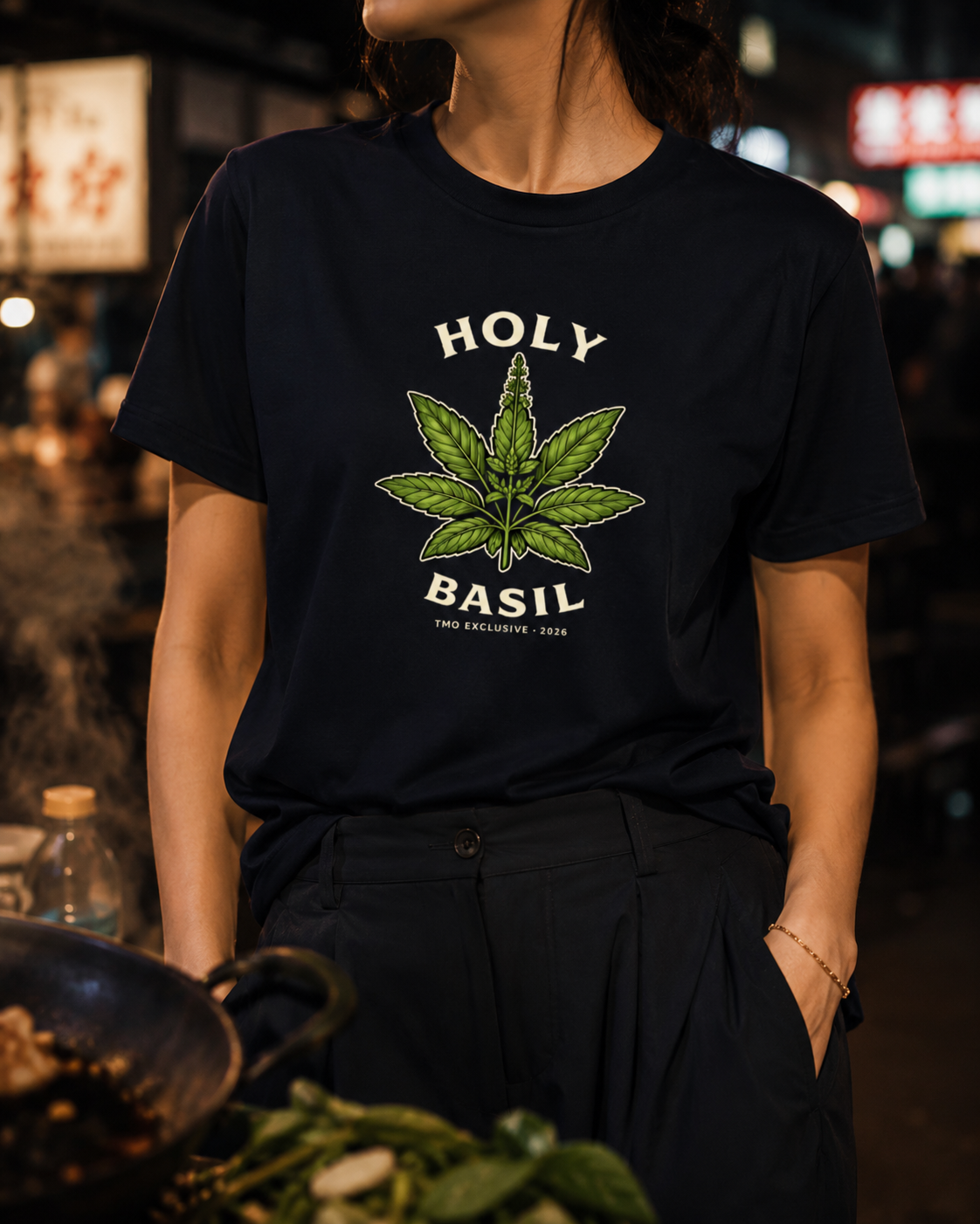 Exclusive: Holy Basil | Unisex Oversized Cotton T-Shirt