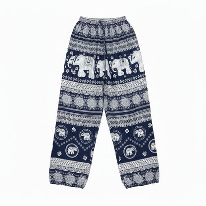 Thai Elephant Print Harem Pants