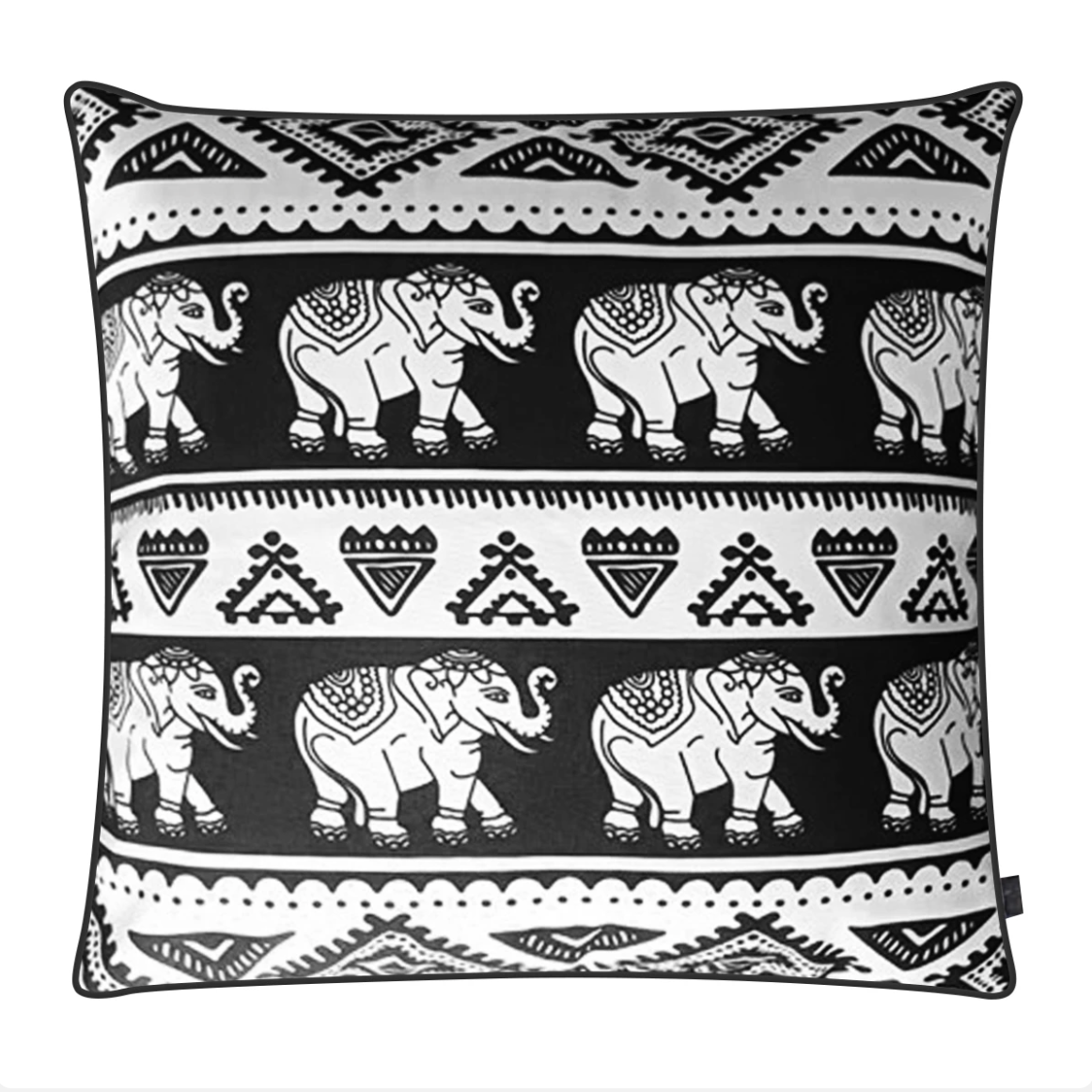 Tel Dan Thai Elephant Pattern Cushion Cover 45x45cm