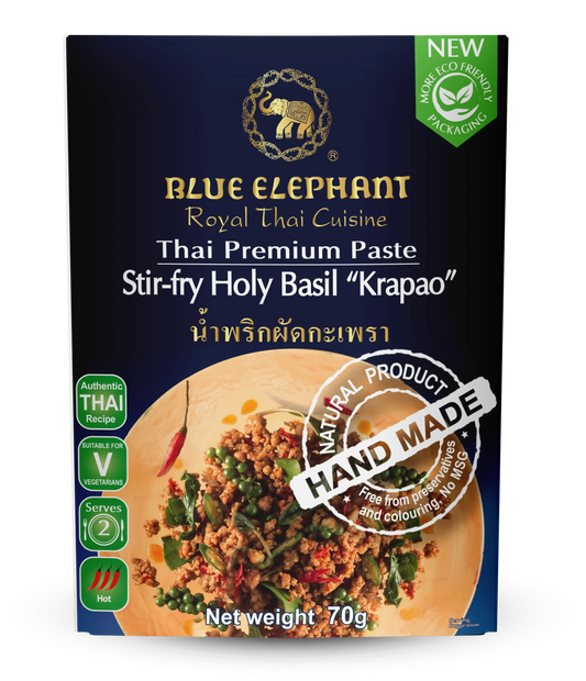 Blue Elephant Thai Premium Paste - Stir-fry Holy Basil 70g