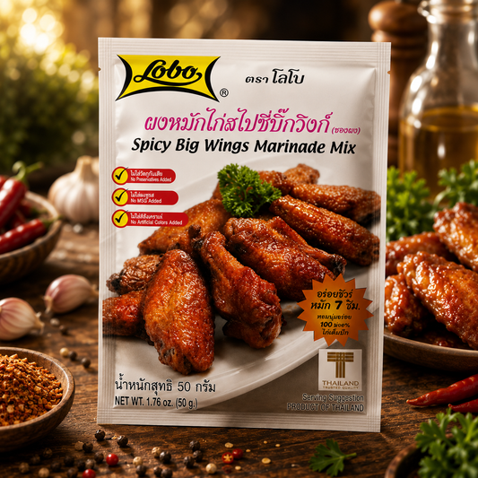 Lobo Spicy Big Wings Marinade Mix 50g