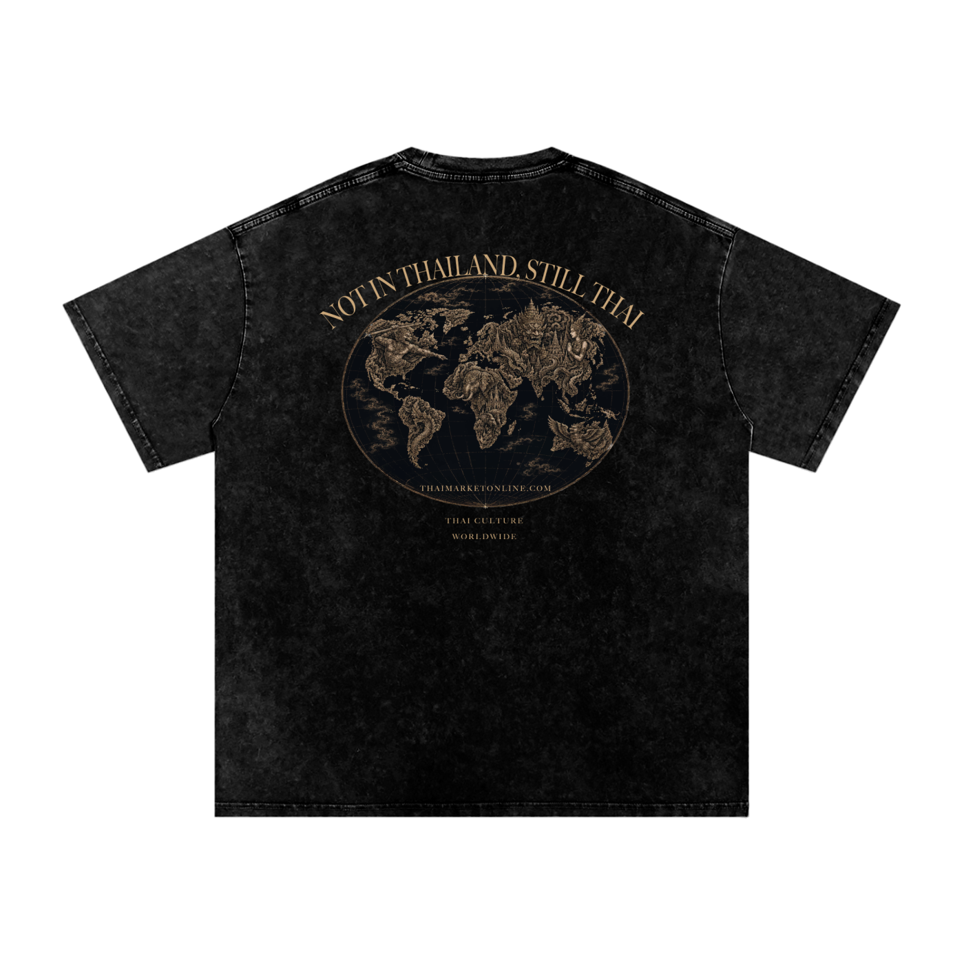 Exclusive: TMO Thailand Worldwide | Snow Washed Oversized Cotton T-Shirt