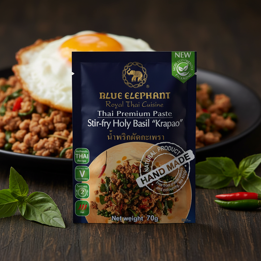 Blue Elephant Stir-fry Holy Basil Paste - Lifestyle Shot