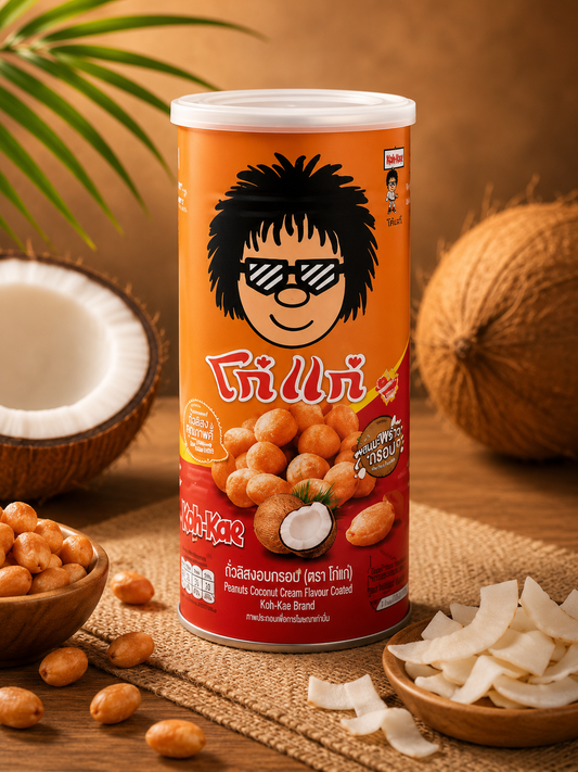 Koh Kae Peanuts Coconut Flavor 225g | โก๋แก่ ถั่วลิสงอบกรอบ รสกะทิ