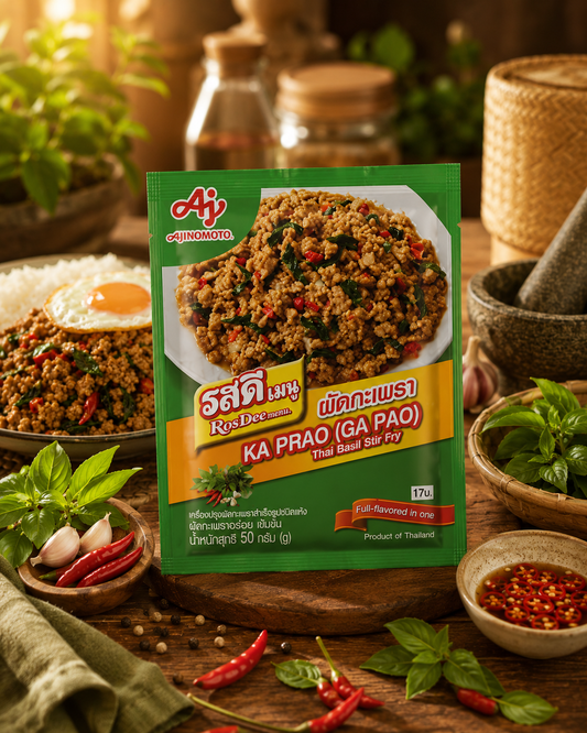 Ros Dee Ka Prao Thai Basil Stir-Fry Sauce Powder 50g