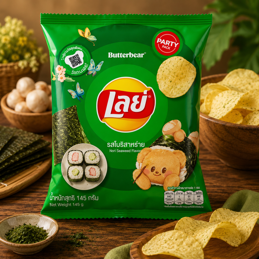 Lay's Nori Seaweed Flavour Potato Chips 105g
