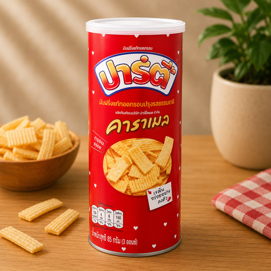 Party Caramel Potato Snack Canister 85g