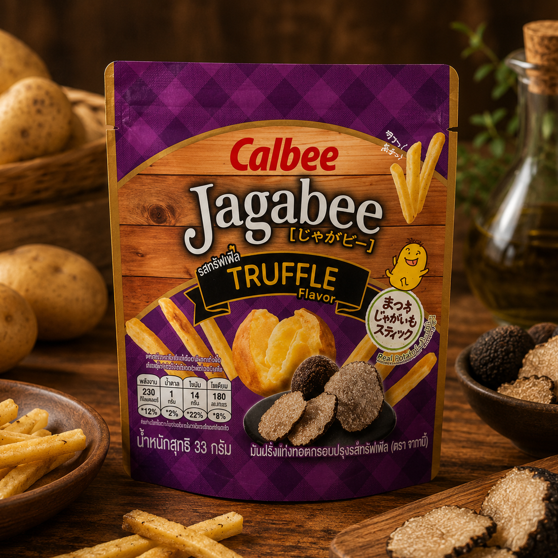 Calbee Jagabee Potato Fries Truffle Flavour 38g