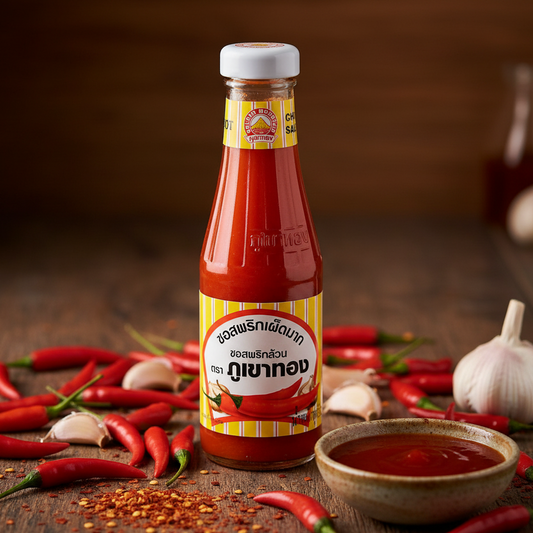 Golden Mountain Hot Chili Sauce 230g - Lifestyle Shot