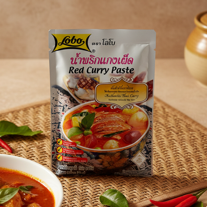 Lobo Red Curry Paste 50g - Lifestyle Shot