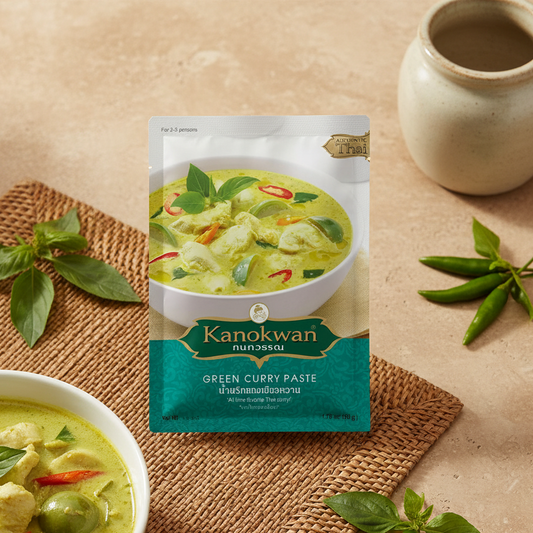 Kanokwan Green Curry Paste 50g - Lifestyle Shot