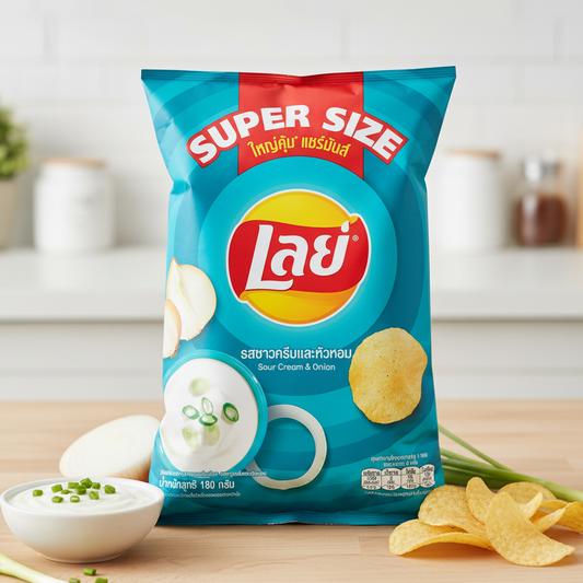 Lay's Classic Sour Cream & Onion Chips - Lifestyle Shot