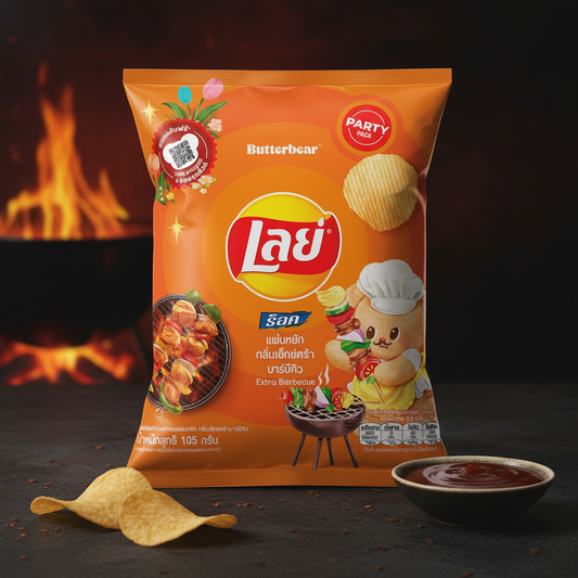 Lay's Rock Ridged BBQ Chips - Lifestyle Shot