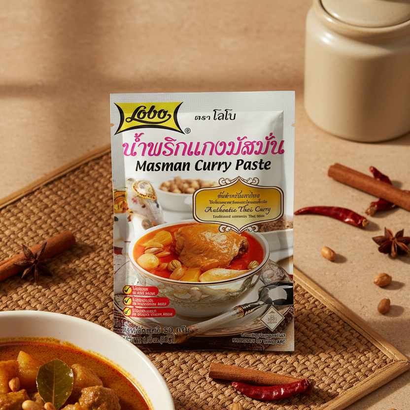 Lobo Massaman Curry Paste 50g - Lifestyle Shot