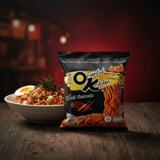 MAMA Hot Korean Dry Noodles - Camera Centered