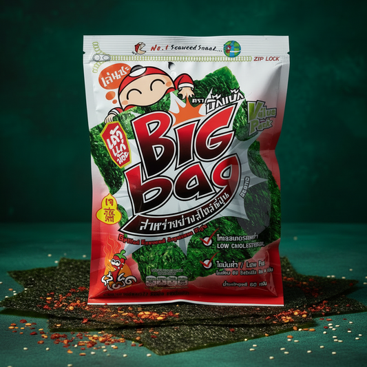 Tao Kae Noi Grilled Seaweed Spicy - Chili Flakes