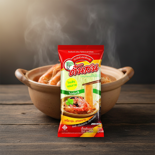 Tonson Unbleached Glass Noodle - Exact Label